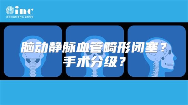 脑动静脉血管畸形闭塞？手术分级？