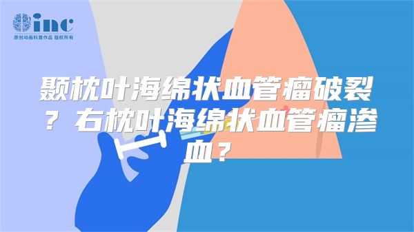 颞枕叶海绵状血管瘤破裂？右枕叶海绵状血管瘤渗血？